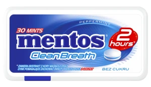 Mentos 2 Hours Clean Breath Peppermint 21g (promocja)