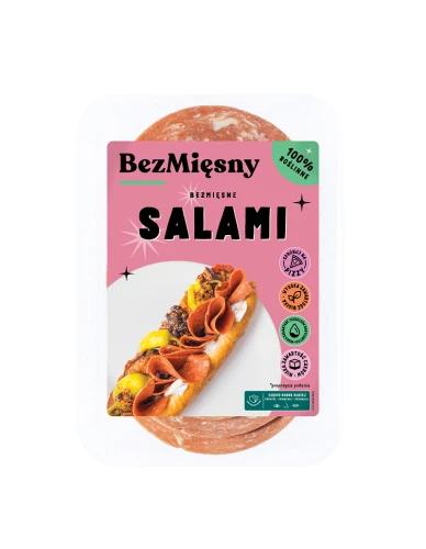 Bezmięsny Mięsny Wegańskie salami 100 g salami-roslinne-100g-bezmiesny.png
