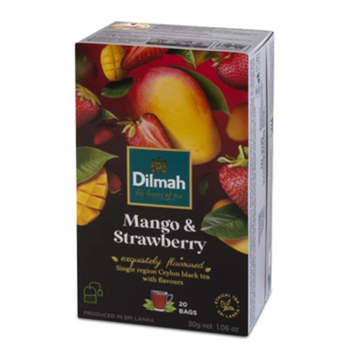 Dilmah Mango & Strawberry Flavoured Black Tea 20x1,5 g (promocja) dd22dbc8649eb56e4630f8caf6efe079