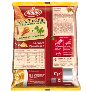 Amino Zupa blyskawiczna rosół złocisty z lubczykiem 57 g (promocja)