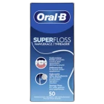 Oral-B Super Floss Nić dentystyczna 50 odmierzonych odcinków (promocja)