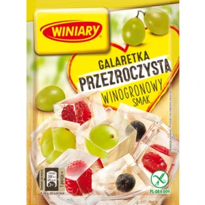 Galaretka w Proszku Winogronowy Smak Przezroczysta do Deserów Winiary 71 g (promocja)
