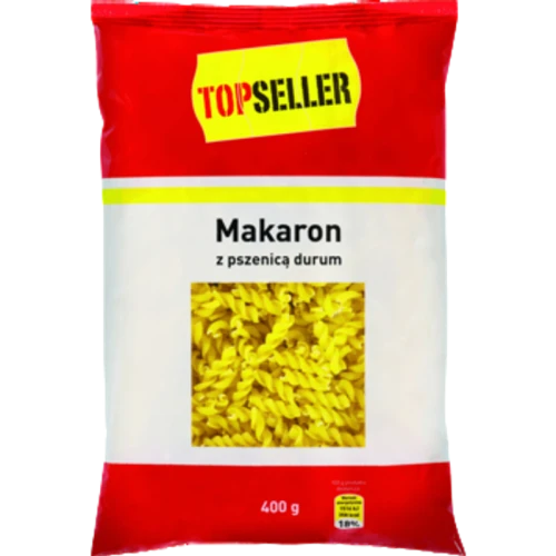 Makaron Świderki Fussli z Pszenicą Durum Bezjajeczny - TOPSELLER 400g (promocja) aecaf2684c22e8cb482f99cfc7800876