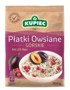 KUPIEC PŁATKI OWSIANE GÓRSKIE 400g (promocja)