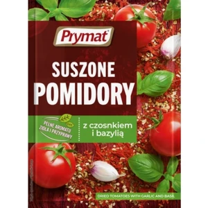 Suszone pomidory z czosnkiem i bazylią 15g Prymat (promocja)