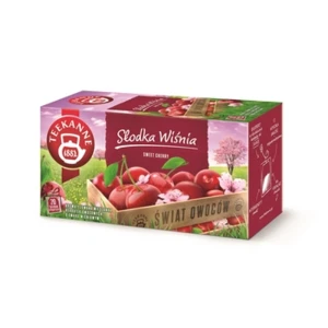 Herbatka owocowa TEEKANNE Słodka Wiśnia 20 torebek x 2,50g (promocja)