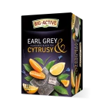 Big-Active Herbata Czarna Earl Grey o smaku bergamotki i cytrusów, aromatyzowana 20 torebek x 2g (40g) (promocja)
