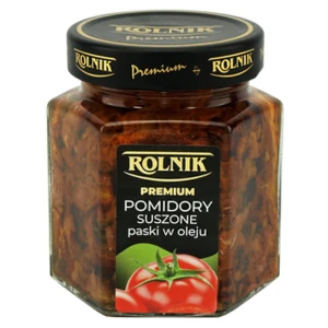 Pomidory Suszone Premium w Słoiku Paski w Oleju Rzepakowym - Rolnik 280 g (promocja)