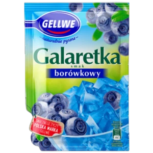 Gellwe Galaretka smak borówkowy 72g (promocja)
