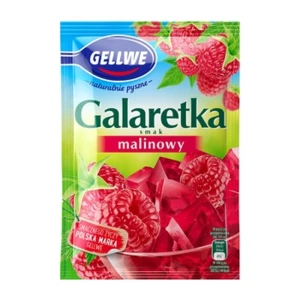Gellwe Galaretka smak malinowy 72g (promocja)