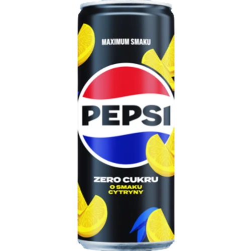 Pepsi Napój gazowany zero cukru o smaku cytrynowym 330 ml (promocja) dada64a690fb97f520babacb1949dc0e