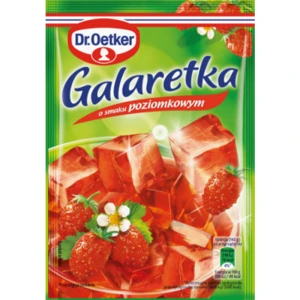 Dr. Oetker Galaretka o smaku poziomkowym 72 g (promocja)