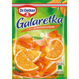 Dr. Oetker Galaretka o smaku pomarańczowym 72 g (promocja)