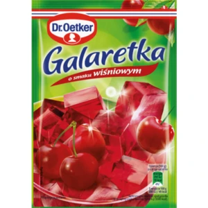 Dr. Oetker Galaretka o smaku wiśniowym 72 g (promocja)