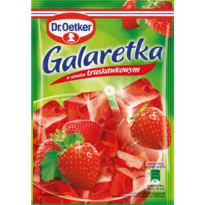 Dr. Oetker Galaretka o smaku truskawkowym 72 g (promocja)