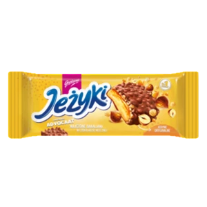 Jeżyki o smaku Advocat ciastka w czekoladzie mlecznej 140 g (promocja)