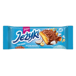 Jeżyki Kokos Ciastka w Czekoladzie Mlecznej z Bakaliami - Goplana 140 g (promocja)