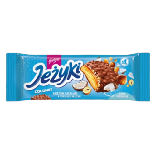 Jeżyki Kokos Ciastka w Czekoladzie Mlecznej z Bakaliami - Goplana 140 g (promocja) 15dce7a8dfd5914f6fb218324728a9b8