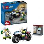 Klocki LEGO City Pościg na motocyklu policyjnym 60455