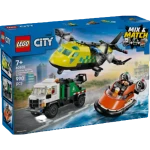 Klocki LEGO City 60505 Zestaw z samolotem, ciężarówką serwisową i poduszkowcem