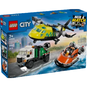 Klocki LEGO City 60505 Zestaw z samolotem, ciężarówką serwisową i poduszkowcem