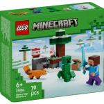 Klocki LEGO Minecraft Przygoda Steve'a w tajdze 21583