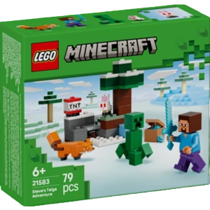 Klocki LEGO Minecraft Przygoda Steve'a w tajdze 21583