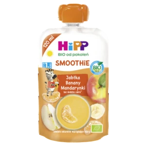 HiPP SMOOTHIE Jabłka-Banany-Mandarynki BIO 120 ml
