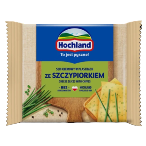 Hochland ze szczypiorkiem. Ser kremowy topiony w plastrach ze szczypiorkiem 130g image-editor%2Fzip-import%2F1776887532519-141-8ed8c09062bc.png