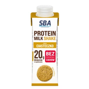 Mlekovita Napój mleczny proteinowy smak ciasteczko SBA 265g