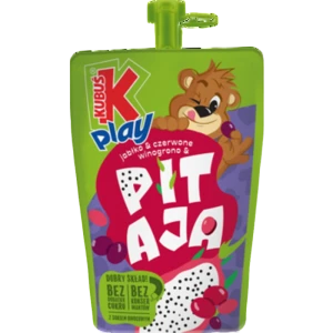 Kubuś Play jabłko czerwone winogrono i pitaja 200 ml