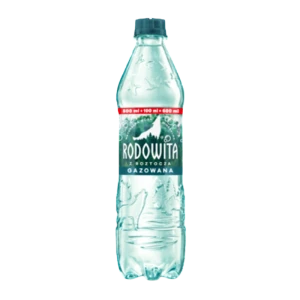 Rodowita z Roztocza Naturalna woda mineralna gazowana 0,6L SYSTEM KAUCYJNY