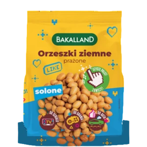 Bakalland Orzeszki ziemne prażone solone 350 g