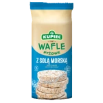 Kupiec Wafle ryżowe z solą morską 120g