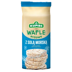 Kupiec Wafle ryżowe z solą morską 120g