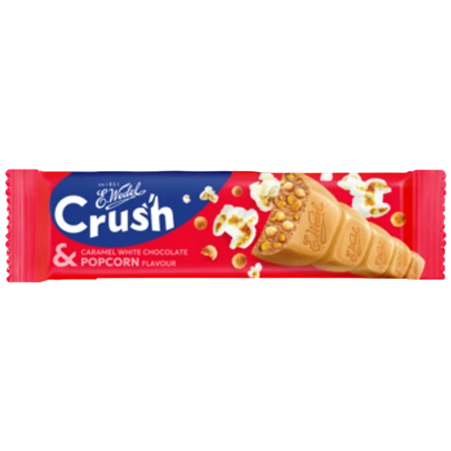 E.Wedel Baton Crush z popcornem w czekoladzie białej karmelowej 25g a2c5b527cd54de4253dd29109f36d8f8.png