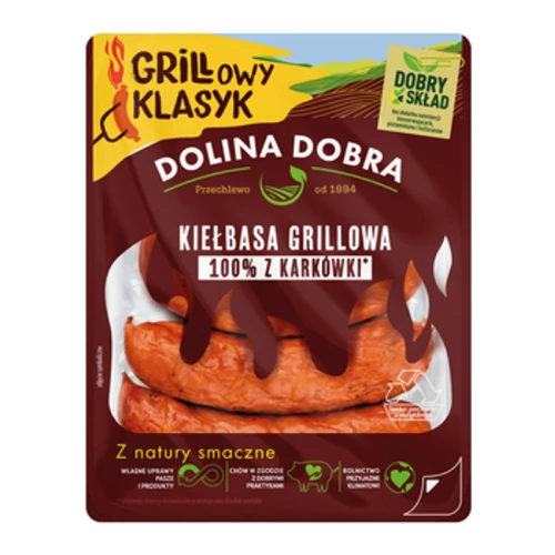 Kiełbasa grillowa 100% z karkówki 375 g Dolina Dobra 1776869575609-ms4eqw.png