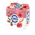 Łomża Radler Jabłko/Wiśnia 20% soku puszka 4x400 ml