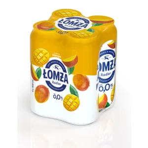 Łomża Radler Mango 20% soku puszka 4x500 ml