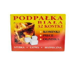 Podpałka biała 32 kostki