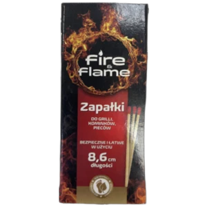 Fire&Flame Zapałki do grilli, kominków, pieców 8,6 cm