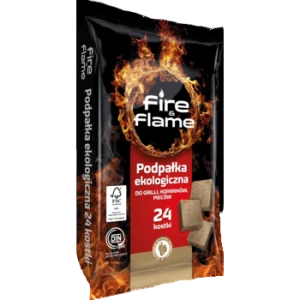 Podpałka ekologiczna 24 kostki 200g Fire&Flame