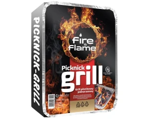 Grill piknikowy jednorazowy Fire&Flame