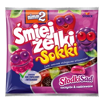 Nimm2 Śmiejżelki Sokki Słodki Sad 90 g Nimm2_Smiejzelki_nimm2_Smiejzelki_Sokki_Slodki_Sad_90g_31952831_0_350_350.jpg