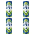 Piwo Okocim 0% Limonka z miętą 500 ml puszka X4