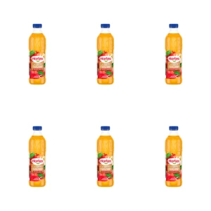 Hortex Polskie Jabłko Tłoczone jabłko sok 100% butelka Pet 1L X6