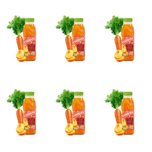 Tymbark Vitamini Sok brzoskwinia marchew jabłko 300 ml X6