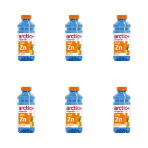 arctic+ vitamin water Napój o smaku ananasowym z witaminami i cynkiem 600ml X6