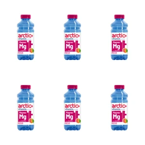 arctic+ vitamin water Napój o smaku grejpfruta z witaminami i magnezem 600ml X6