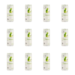 Quality Food woda kokosowa z sokiem z limonki 320ml X12